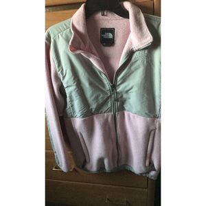 Light pink north face